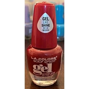 LA Colors Color Craze Gel Nail Polish - 13ml 0.44oz -  #767 Red Carpet Ready NEW